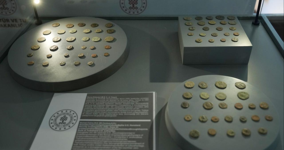 Roma Dönemi'ne ait 1700 yıllık sikkeler ana yurduna döndü