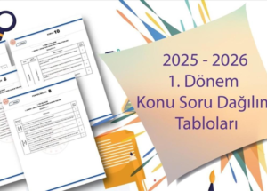 Ortak yazılı sınavlara yönelik örnek konu soru dağılımı tabloları yayımlandı