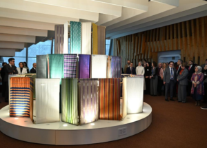 Avrupa Konseyi'nde Türkiye Dokuma AtlasıKumaşın Hafızası sergisinin açılışı yapıldı