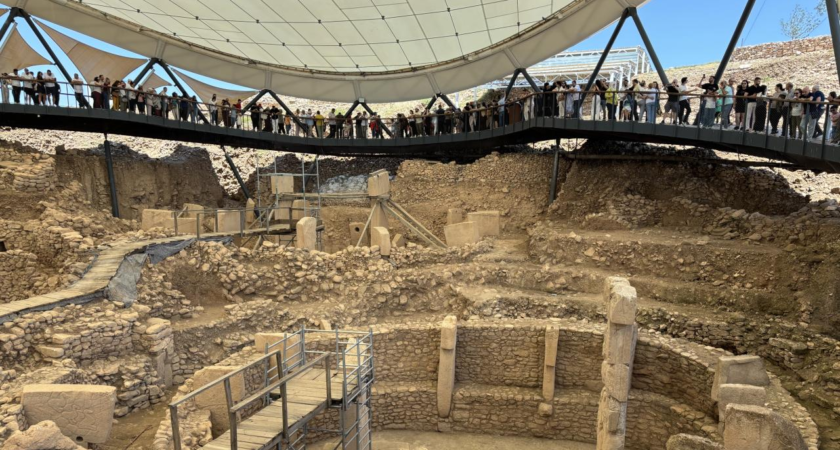 Göbeklitepe'de bayram tatili yoğunluğu yaşanıyor