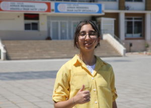LGS'de 500 tam puan alan Sarıdayı, savcı olmayı hedefliyor